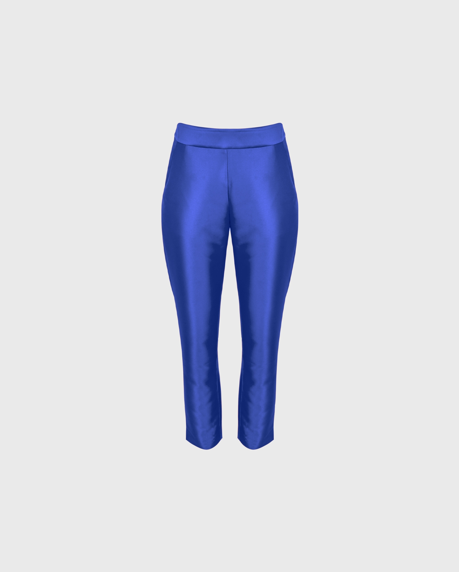 Discover the FLORAL Blue Straight Leg Cropped Pant from ANNE FONTAINE