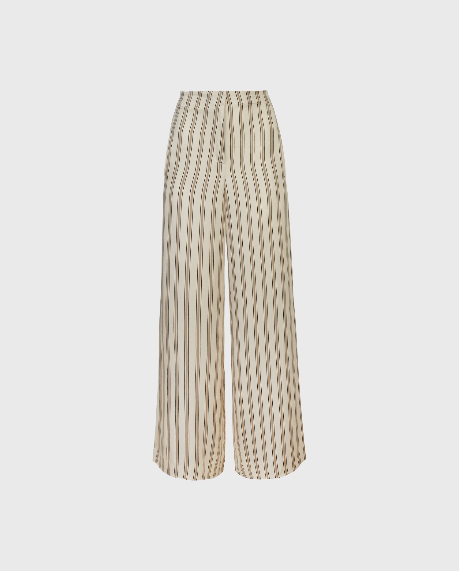 Discover the PASTIS Striped Wide-Leg Pant in Fluid Crepe Fabric from ANNE FONTAINE