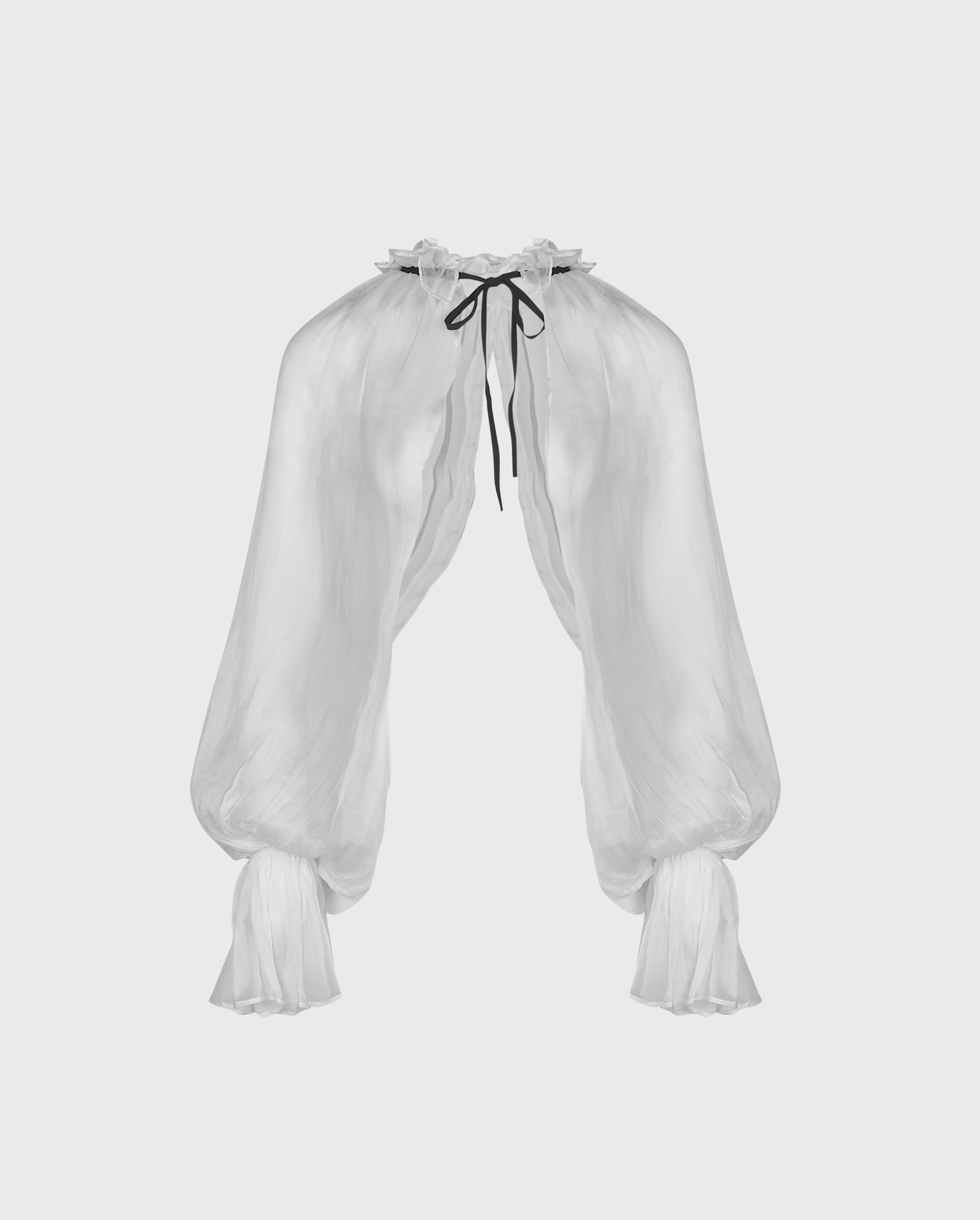 Discover the SCENE Sheer Silk Capelette With Neck Tie from ANNE FONTAINE