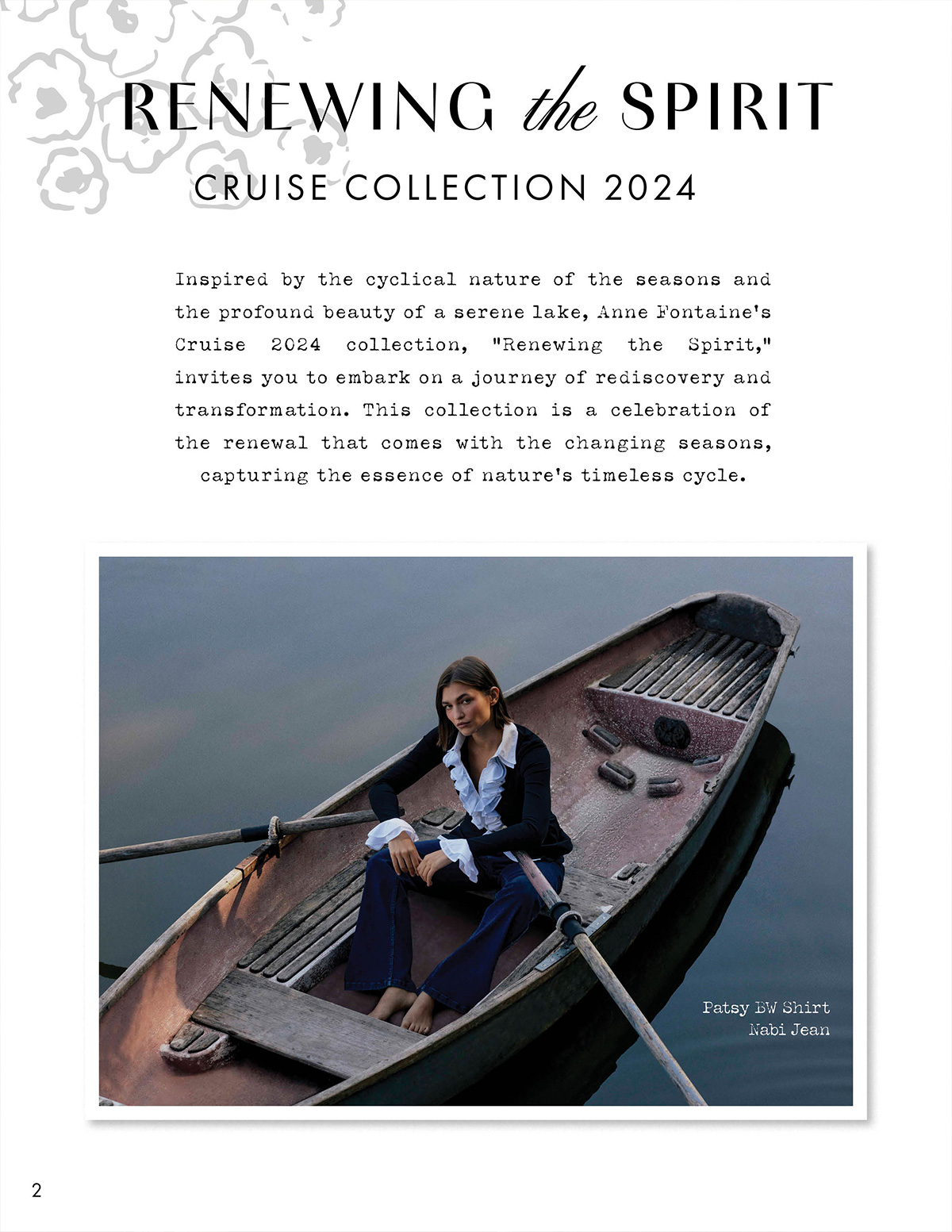 Discover the new Cruise 2024 Collection from Designer Anne Fontaine