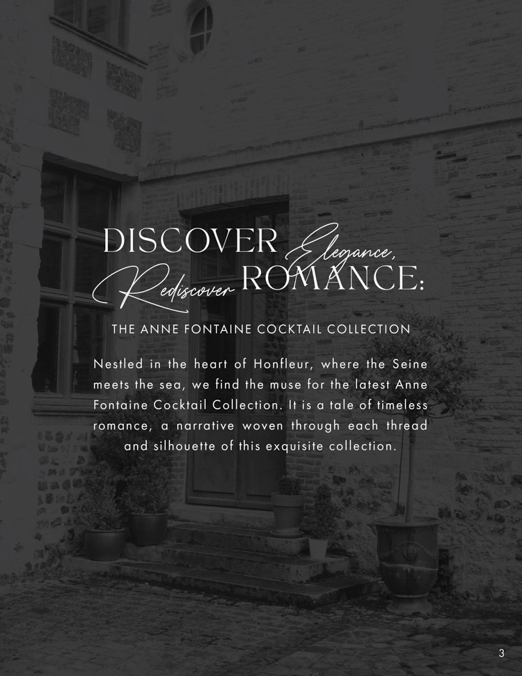 Discover the ANNE FONTAINE Cocktail Collection