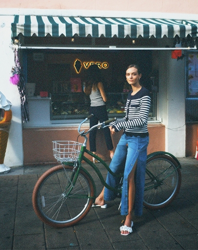 Take a look behind the scenes of Anne Fontaine's 2025 Cruise Collection Campaign