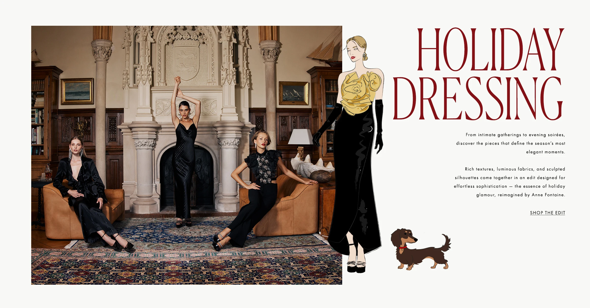 Discover Anne Fontaine's Holiday Dressing
