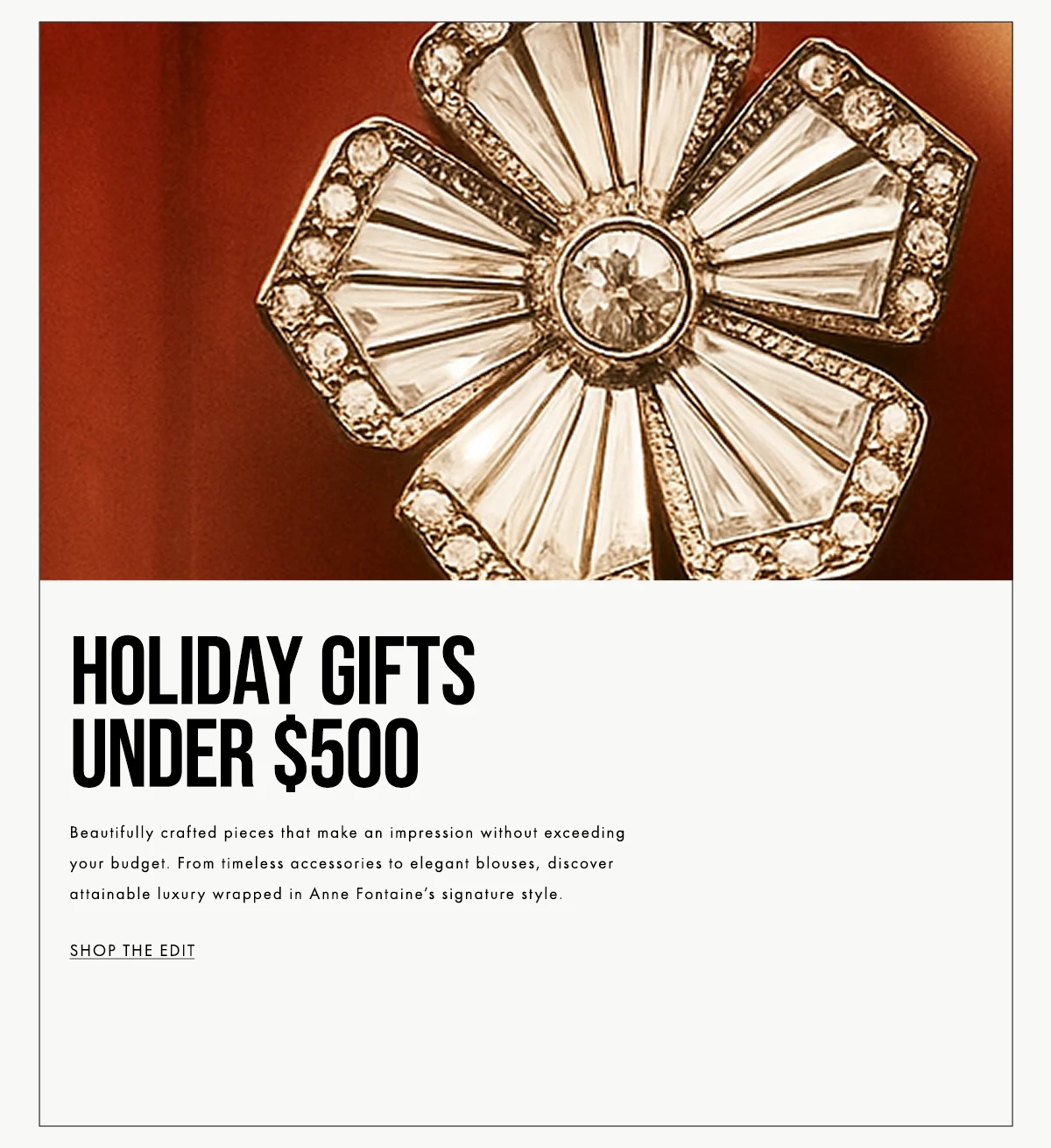 Discover Anne Fontaine's Holiday Gift Under $500