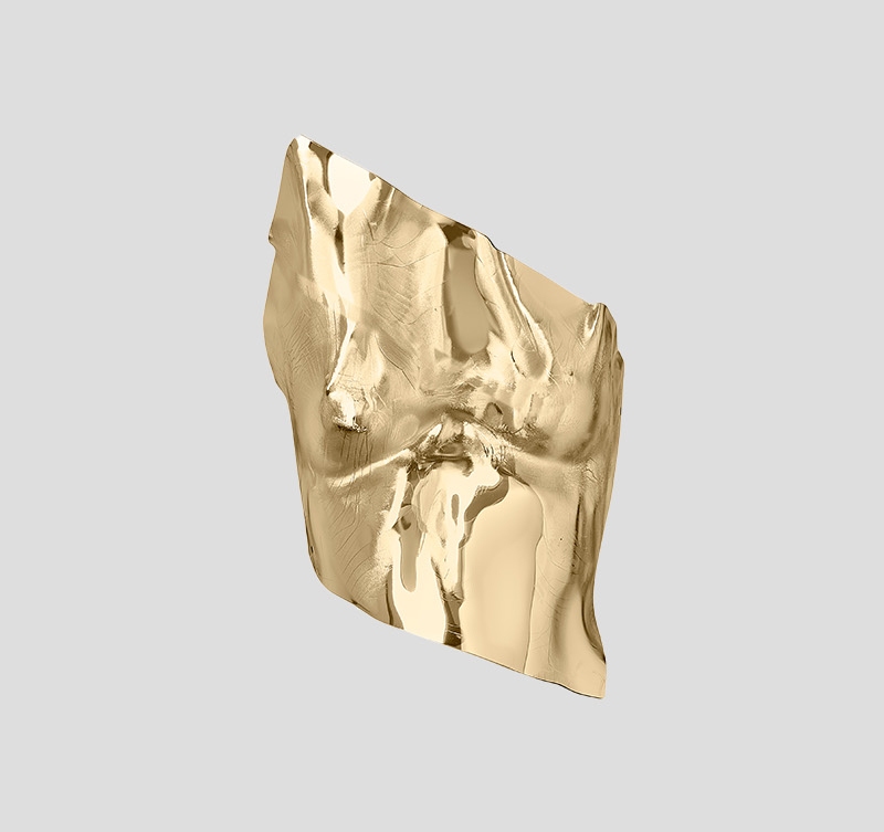 Discover the Agata Gold Metallic Strapless Hand Crafted Corset  from designer ANNE FONTAINE