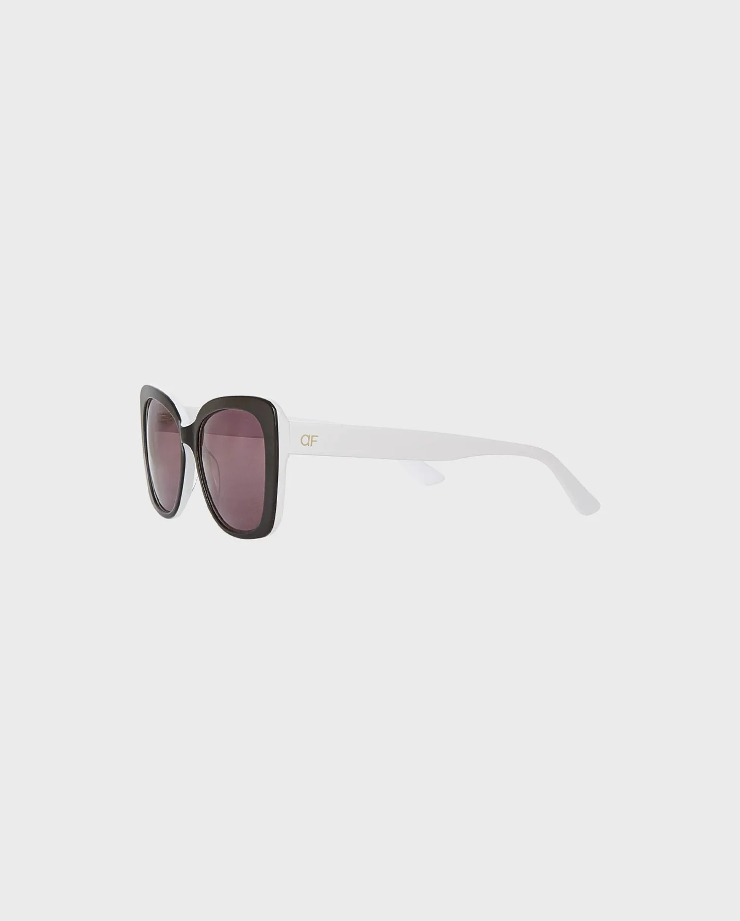 Discover the ALLISON Black and White Square Shape Sunglasses by designer ANNE FONTAINE