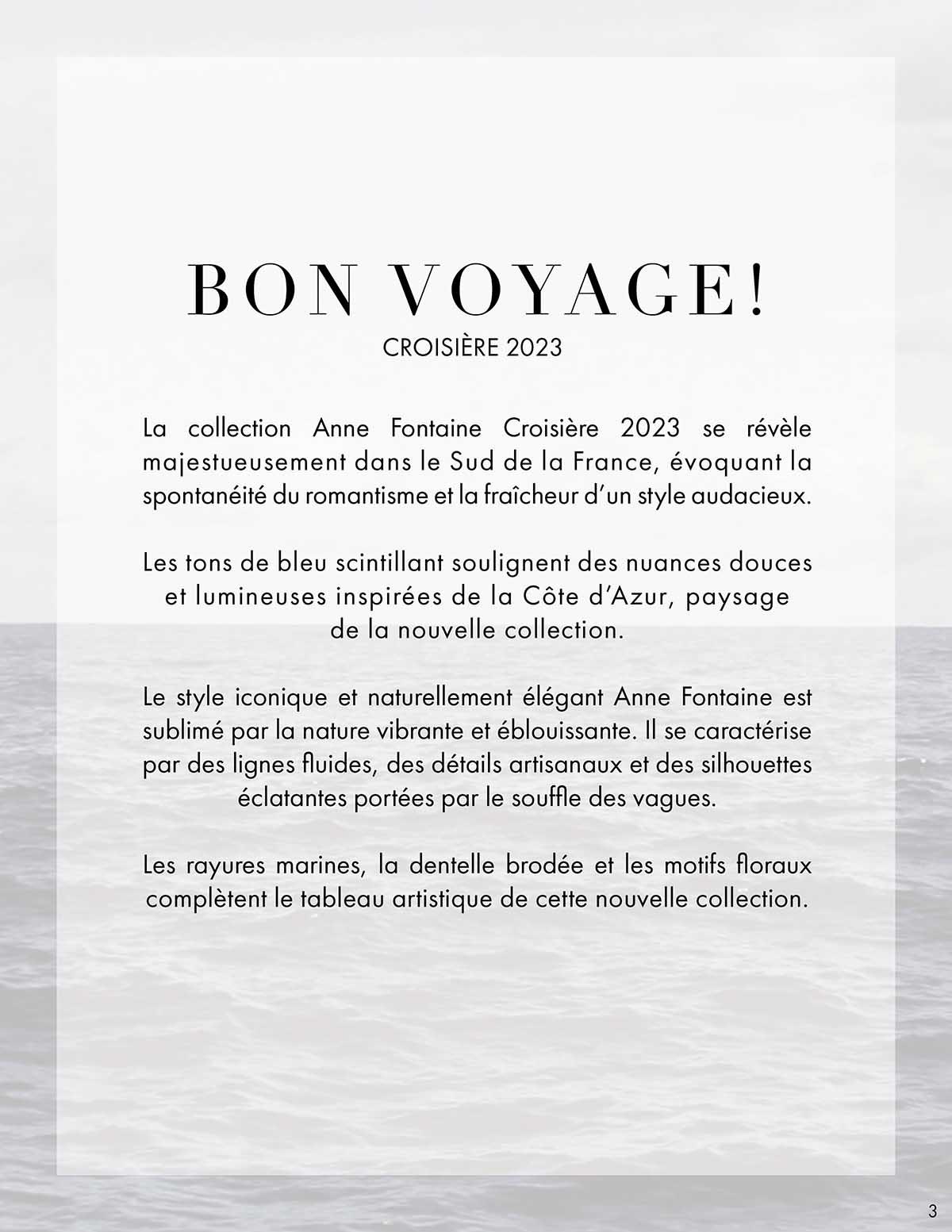Discover the 2023 Cruise collection from ANNE FONTAINE