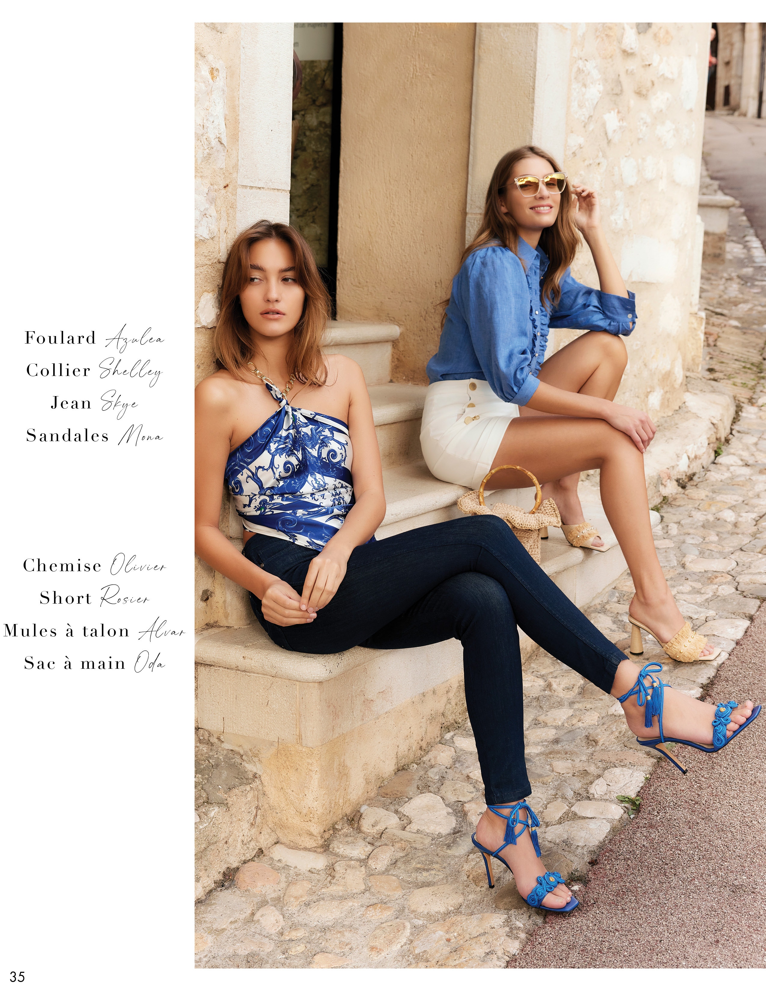 The new Anne Fontaine Spring-Summer 2023 collection is a celebration of artistry and craftsmanship. Strength and beauty, are rendered through opulent prints, colors, and styles that transport you toward a vision of the future light.