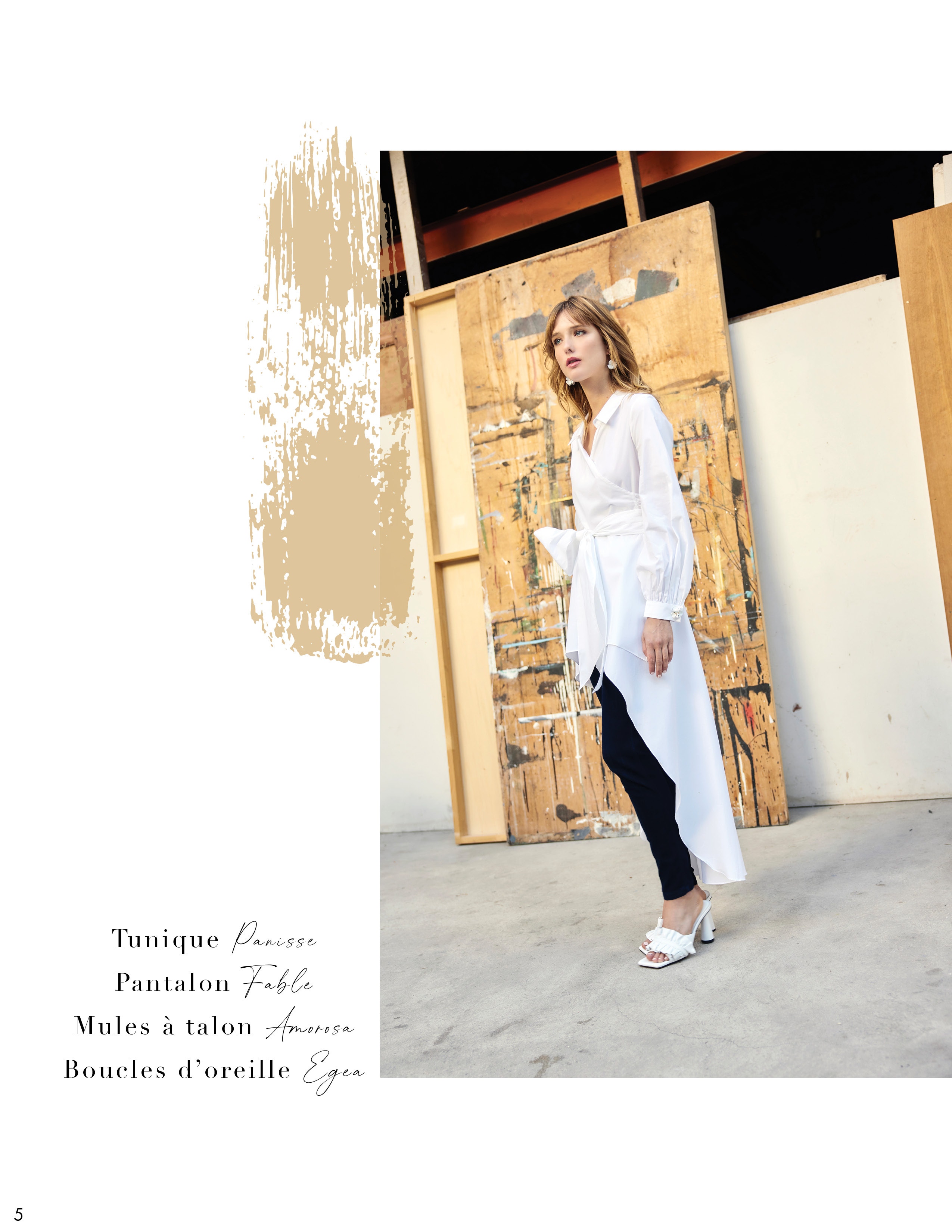 The new Anne Fontaine Spring-Summer 2023 collection is a celebration of artistry and craftsmanship. Strength and beauty, are rendered through opulent prints, colors, and styles that transport you toward a vision of the future light.