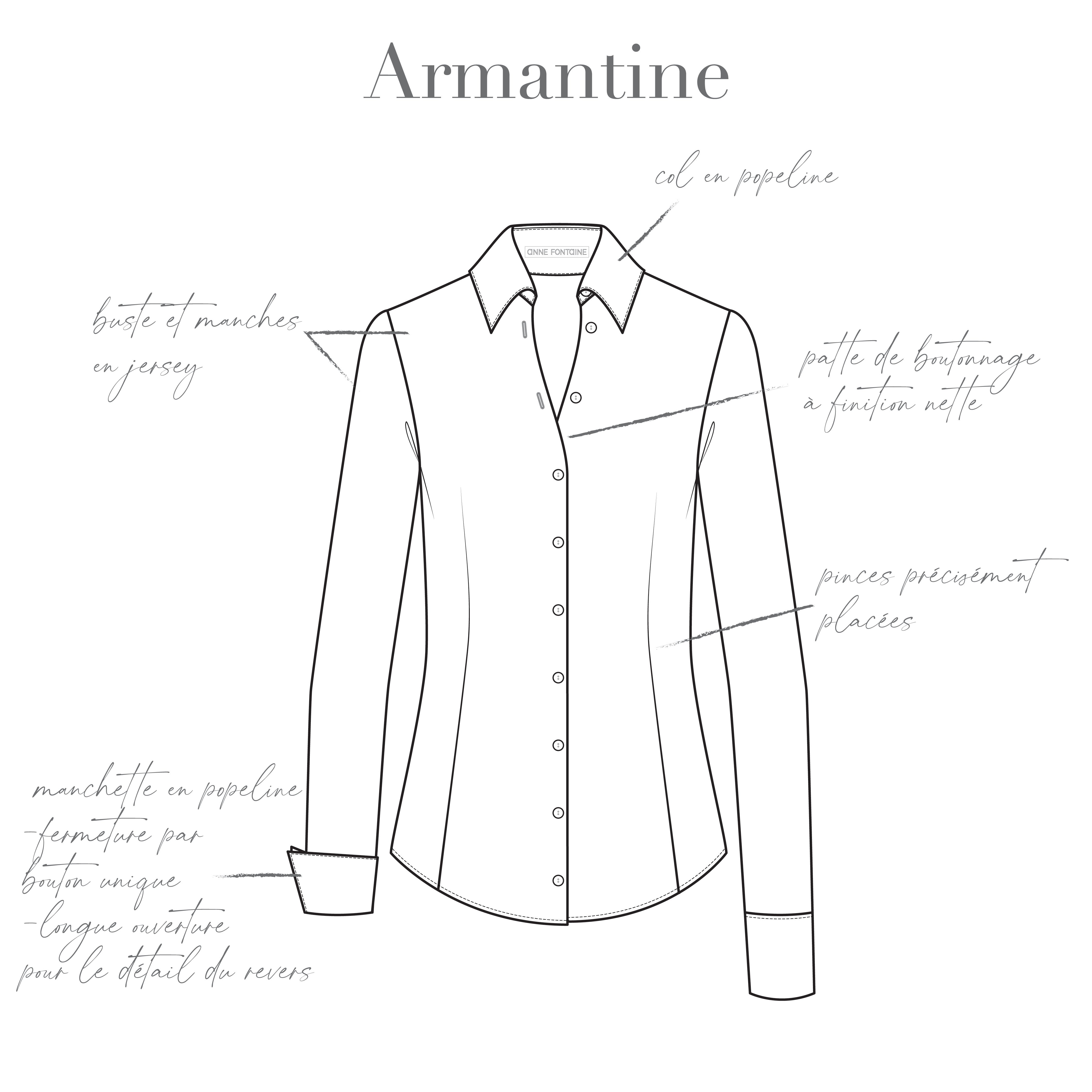 Discover The ARMANTINE cotton shirt  from ANNE FONTAINE