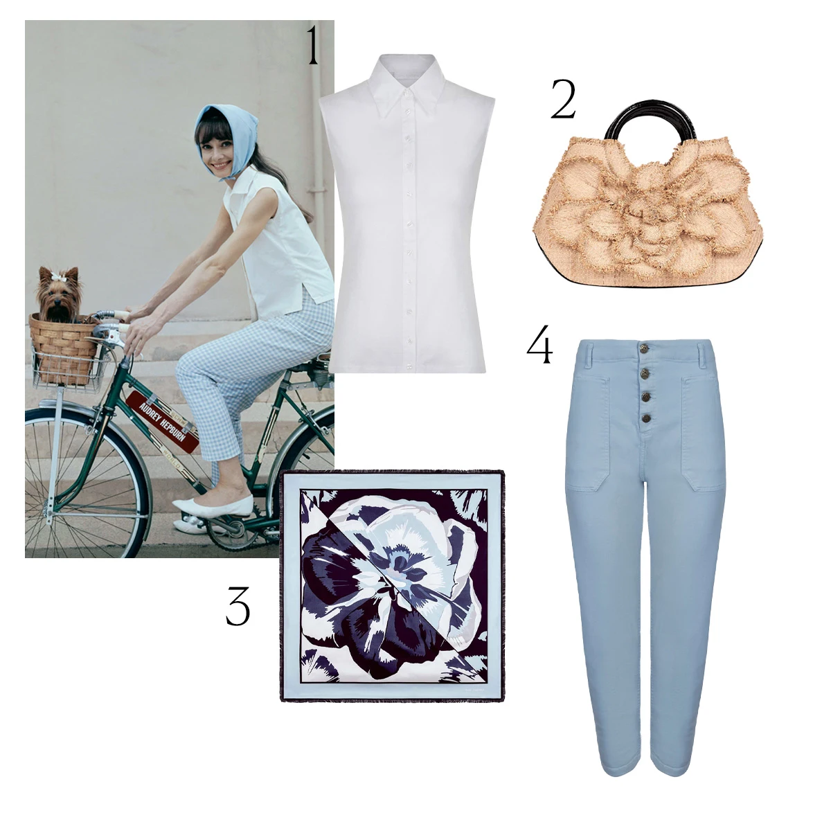 Discover the ANNE FONTAINE Style Muse Audrey Hepburn