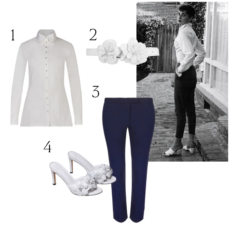 Discover the ANNE FONTAINE Style Muse Audrey Hepburn