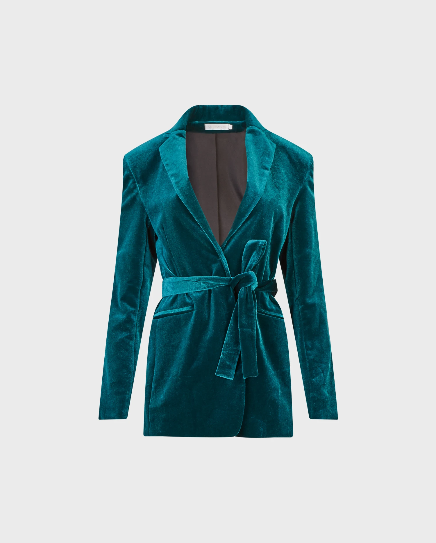 Discover the DRUSILLA Green Velvet Jacket With Belt from designer ANNE FONTAINE