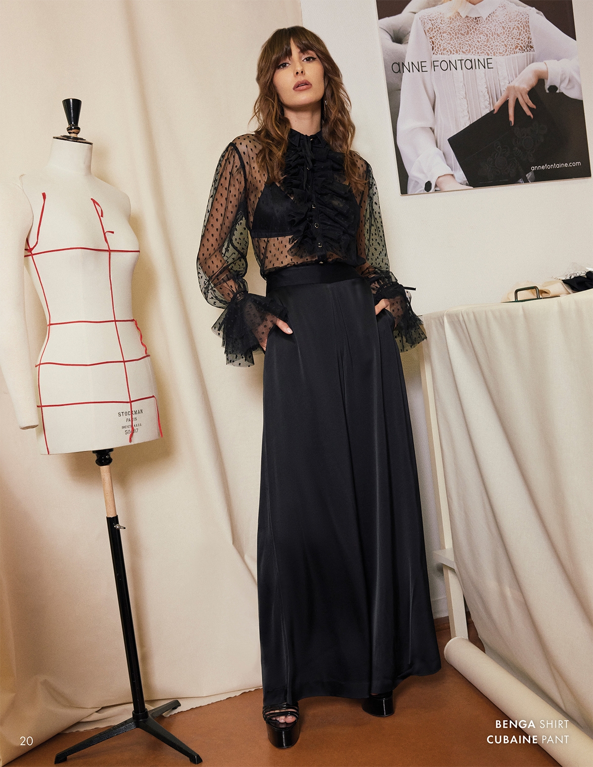 DISCOVER THE BENGA SHIRT AND CUBAINE PANT FROM DESIGNER ANNE FONTAINE