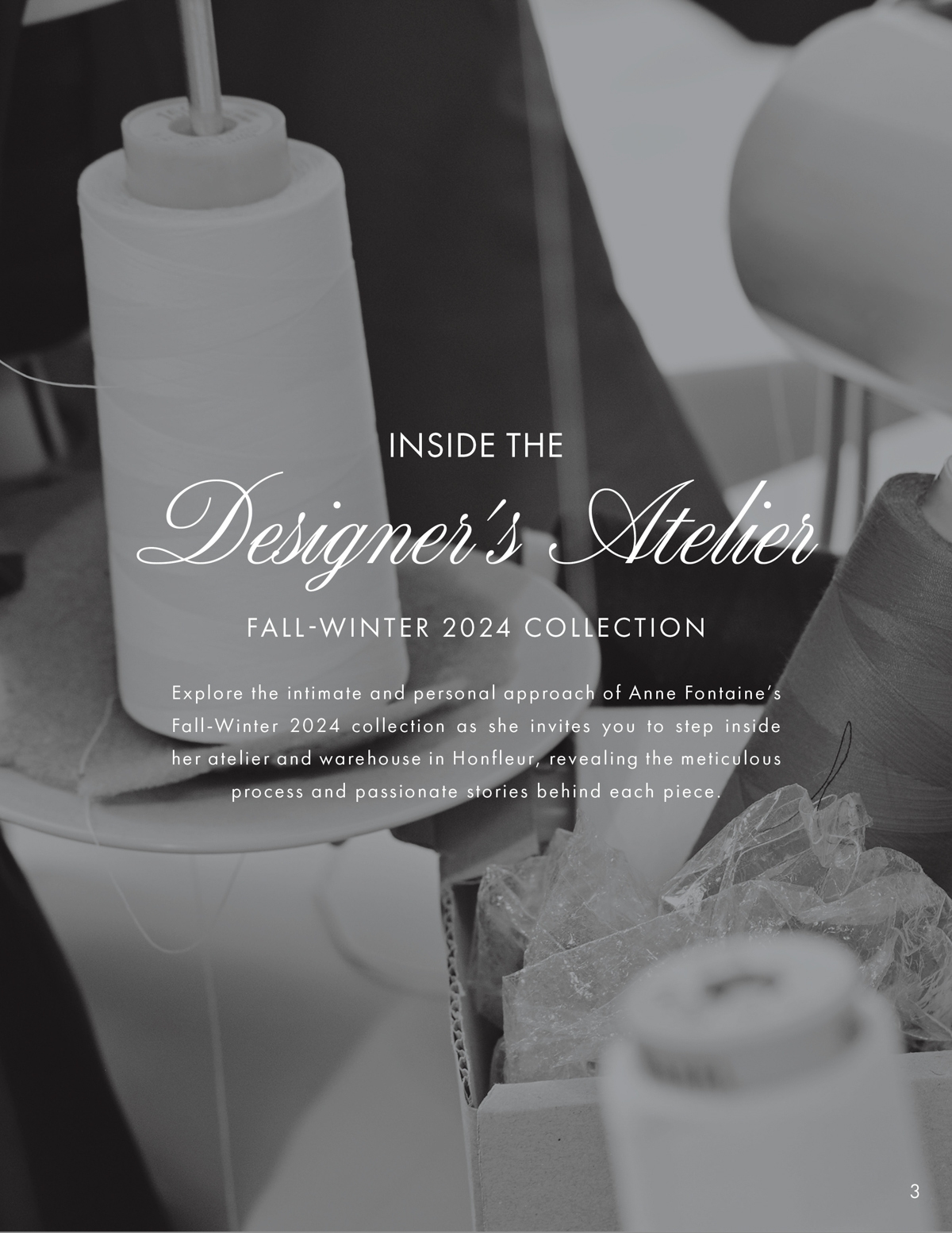INSIDE THE DESIGNER'S ATELIER IMAGE