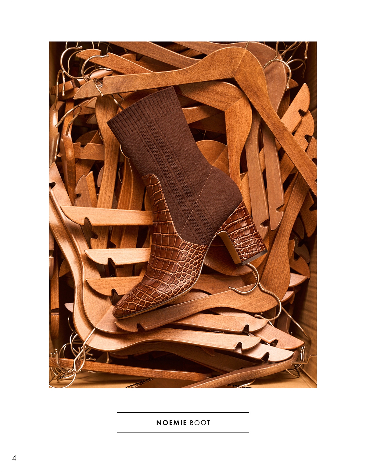 Discover the NOEMIE Sock Boots With Croc-Embossed Details and Removeable Buckle from designer ANNE FONTAINE