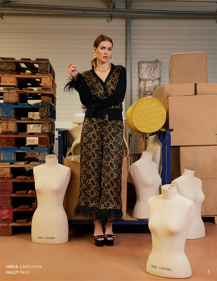 DISCOVER THE INDIA CARDIGAN AND HALLY PANT FROM DESIGNER ANNE FONTAINE