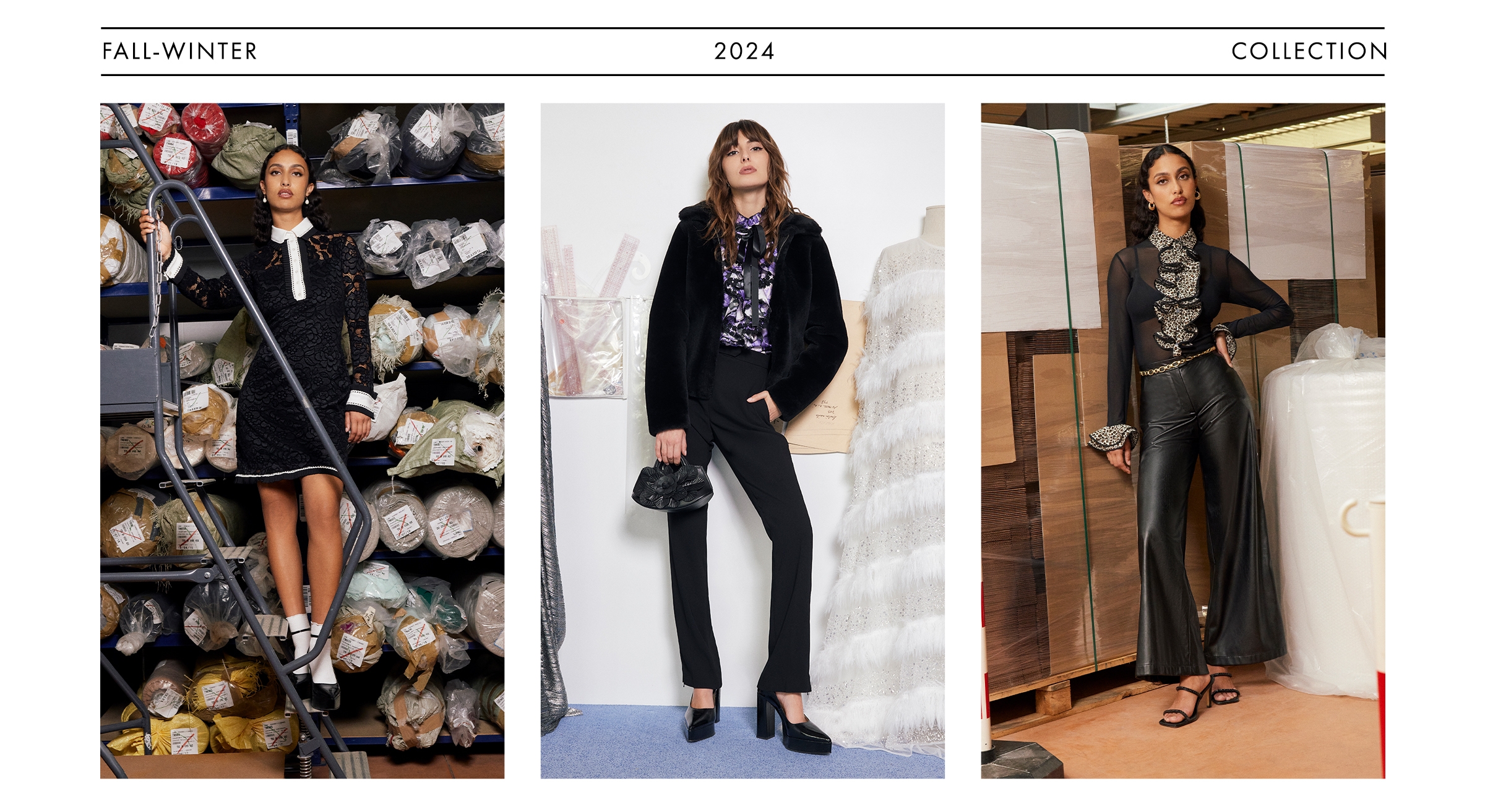 ANNE FONTAINE FALL-WINTER 2024 COLLECTION FEATURING MODELS