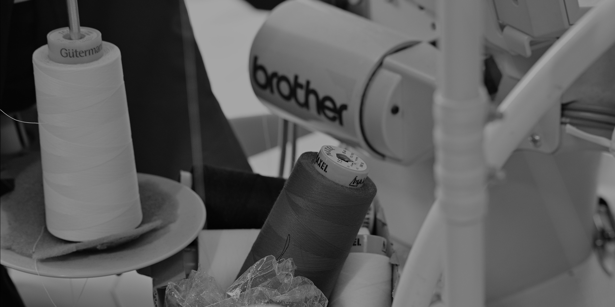 CLOSEUP OF SEWING MACHINE