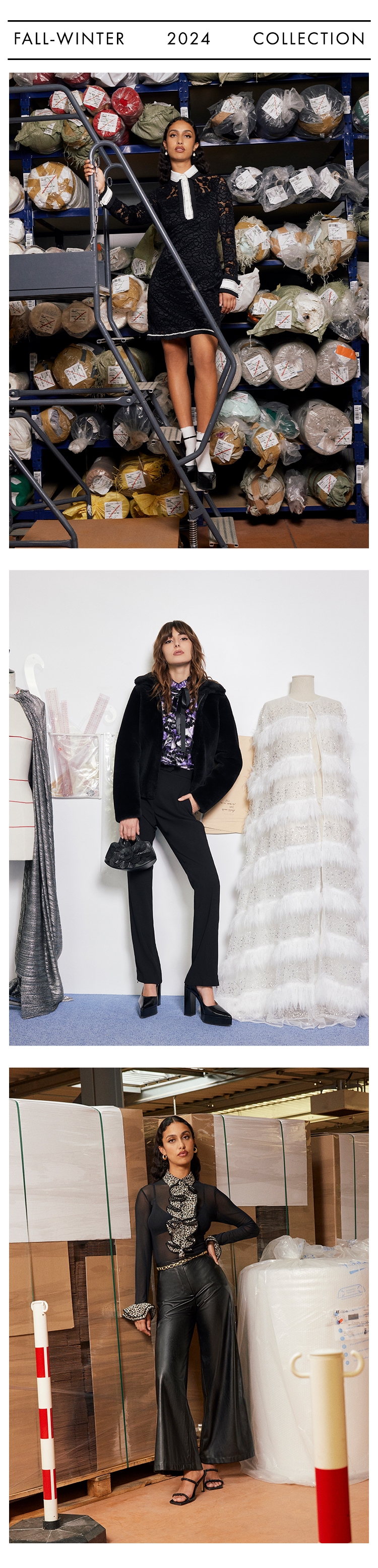 ANNE FONTAINE FALL-WINTER 2024 COLLECTION FEATURING MODELS