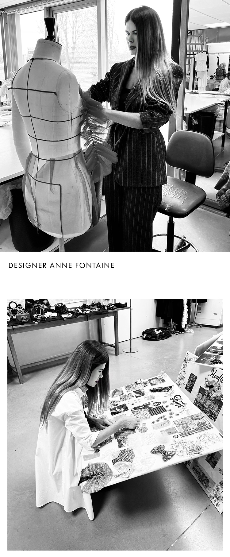 DESIGNER ANNE FONTAINE IN WAREHOUSE