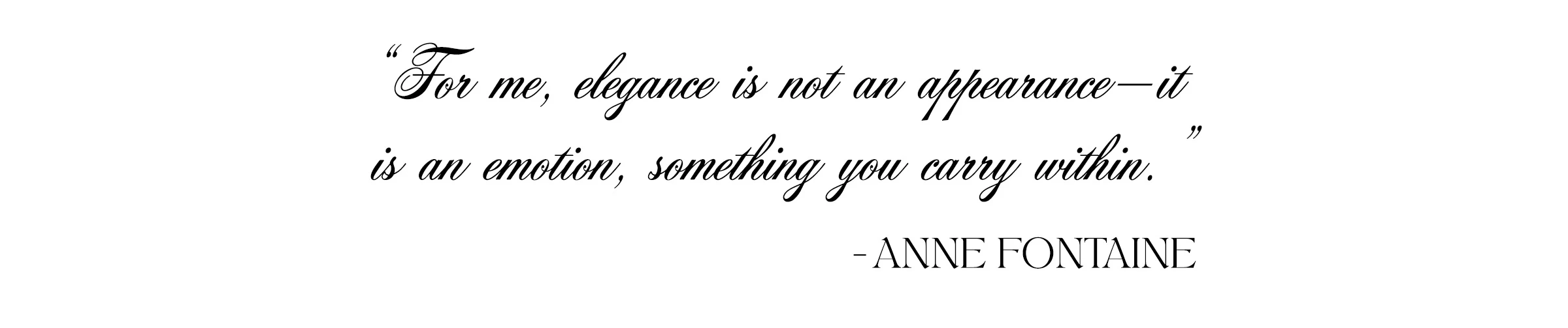 Discover ANNE FONTAINE's Fall Winter Collection