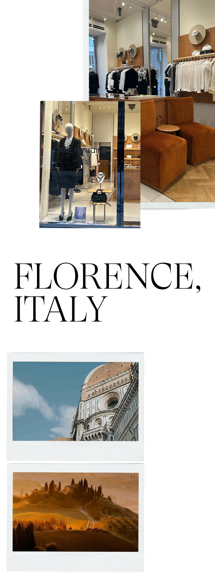 Discover the ANNE FONTAINE Florence Boutique Highlight