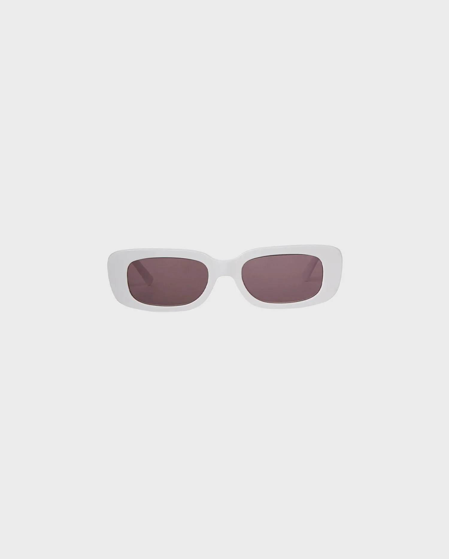 Discover the GISELLE White Retro Sunglasses by designer ANNE FONTAINE 