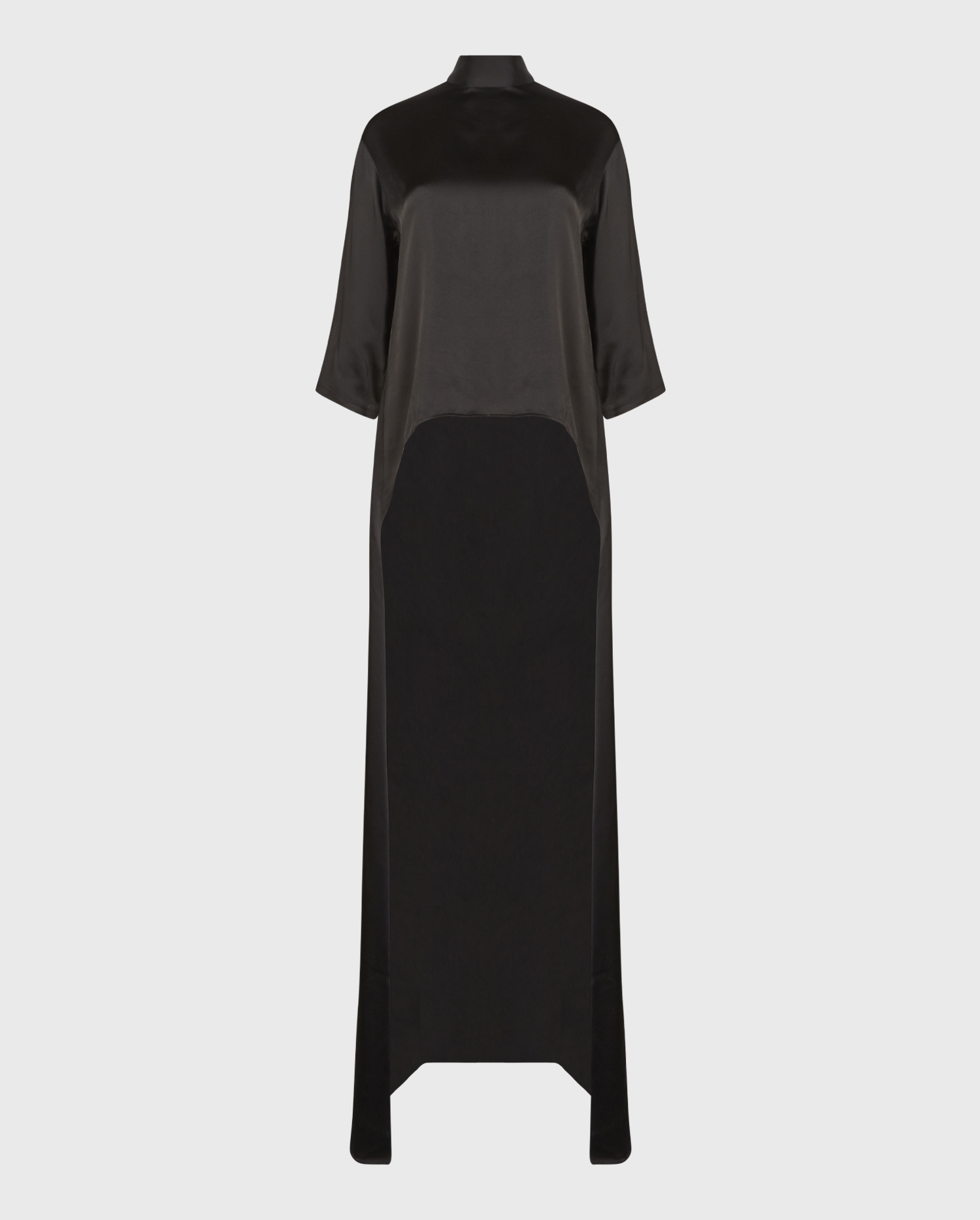 Shop the Black Isabella Mock Neck High-Low Tunic Top from designer Anne Fontaine