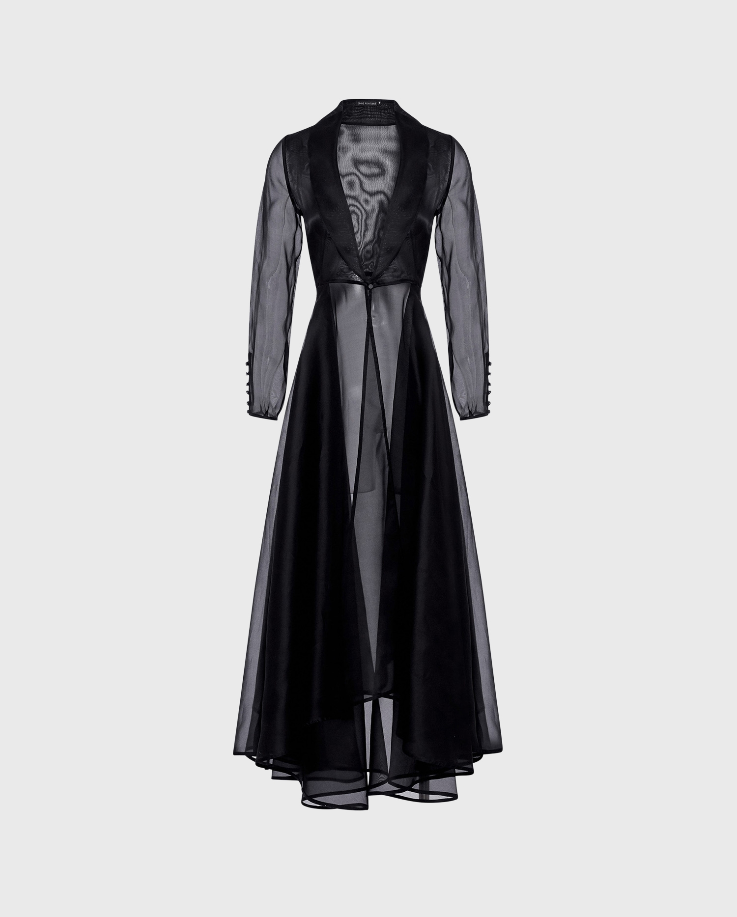 Shop the LIDORANE evening jacket cut from sheer silk organza from ANNE FONTAINE