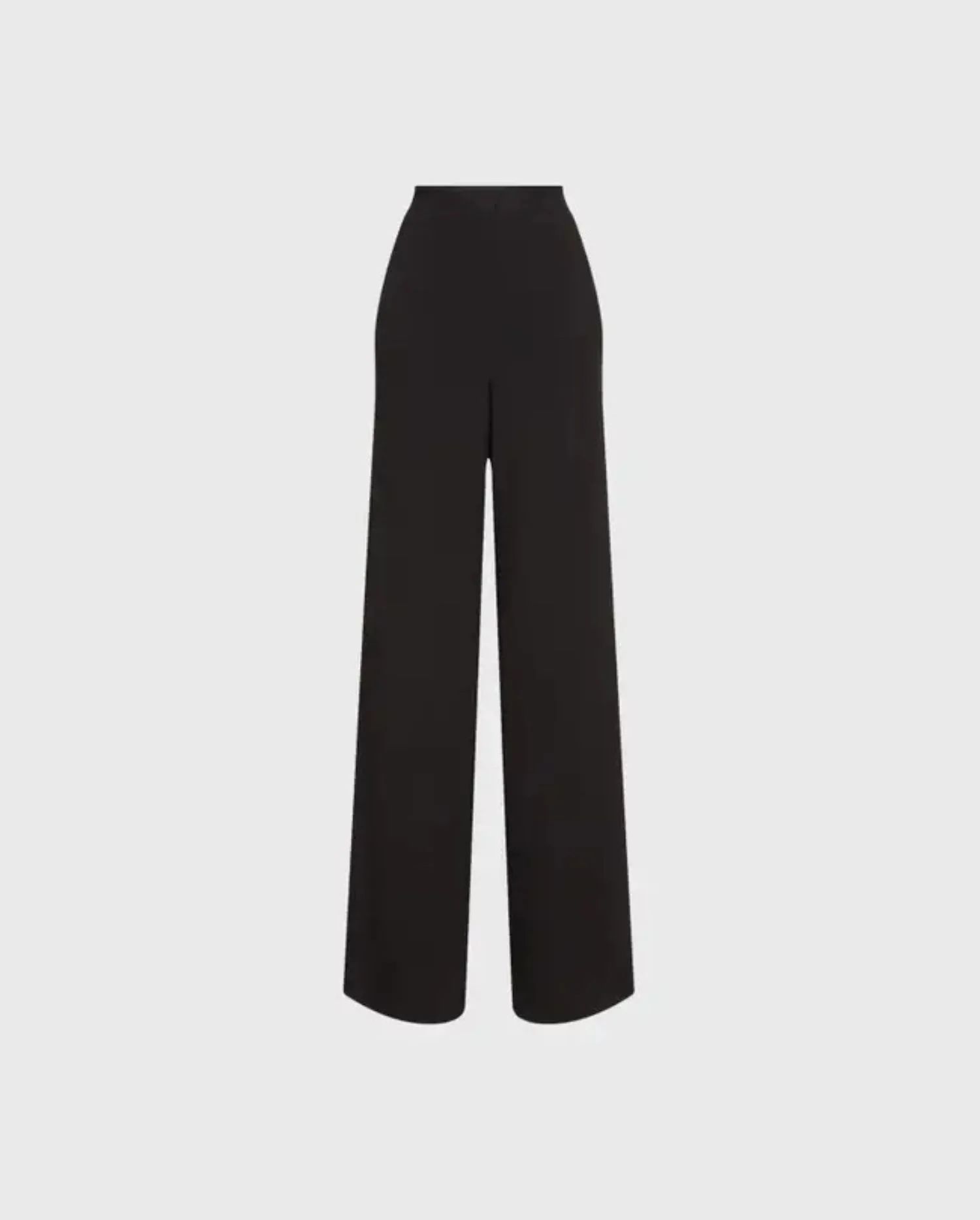 Discover the MORGAN Black Crepe Wide-Leg Palazzo Pants by designer ANNE FONTAINE