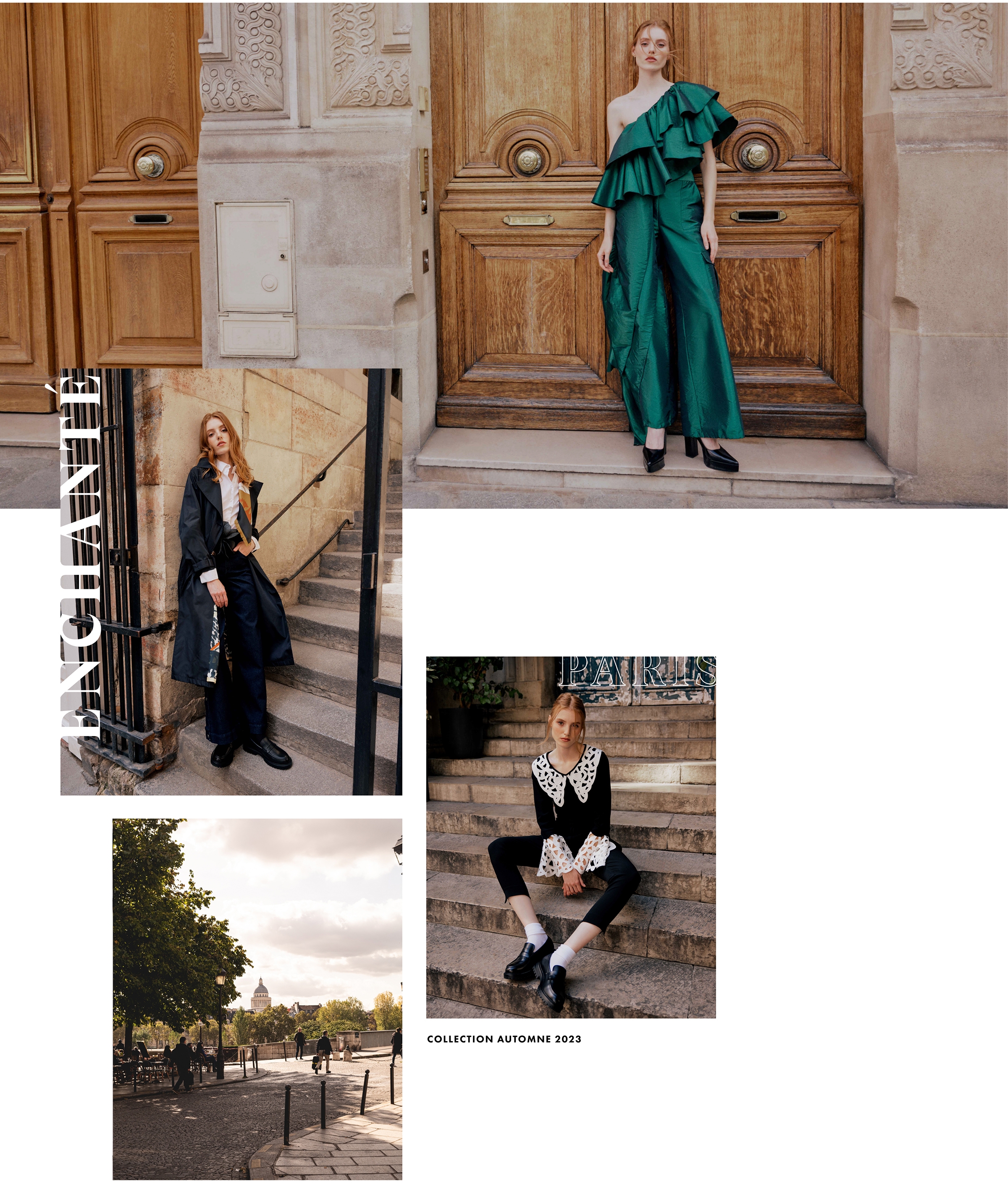 Célébrez le savoir-faire exquis qui incarne le style emblématique d'Anne Fontaine - un style qui redéfinit efficacement l'élégance, la sophistication et une vision tout à fait audacieuse. 