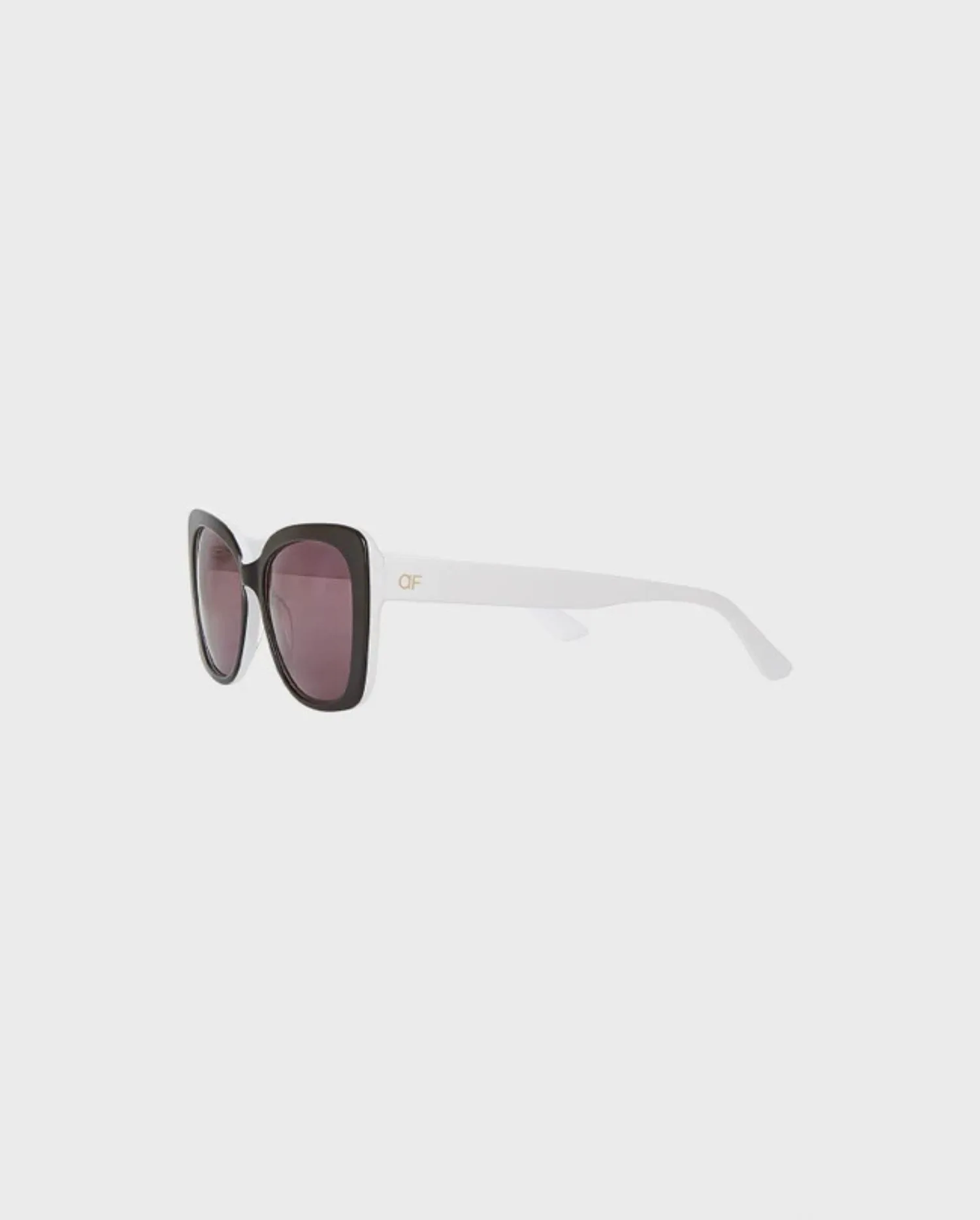 Discover the ALLISON Black and White Square Shape Sunglasses by designer ANNE FONTAINE