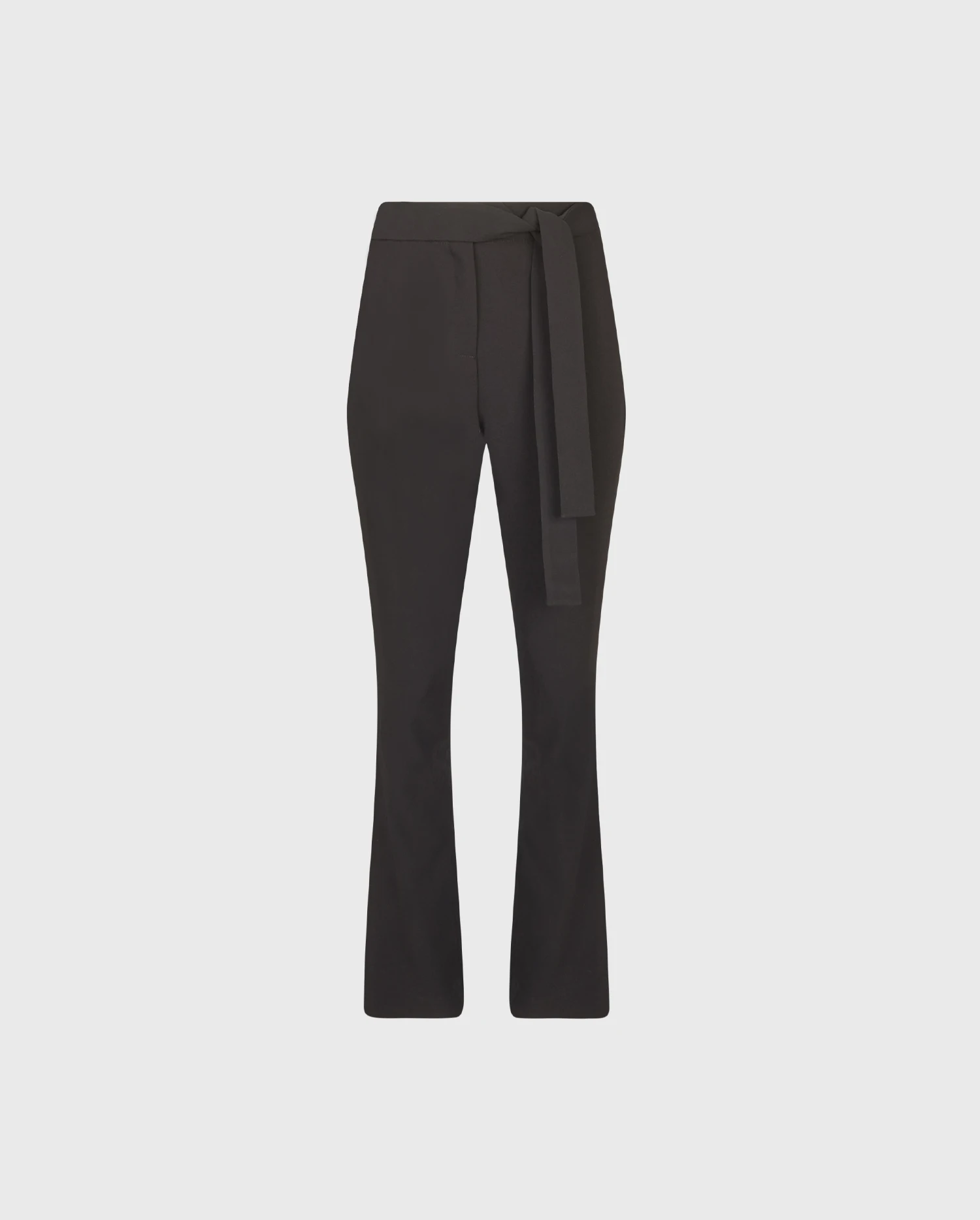 Discover the Cattalina Black Crepe Flare Ankle Length Pants from designer ANNE FONTAINE