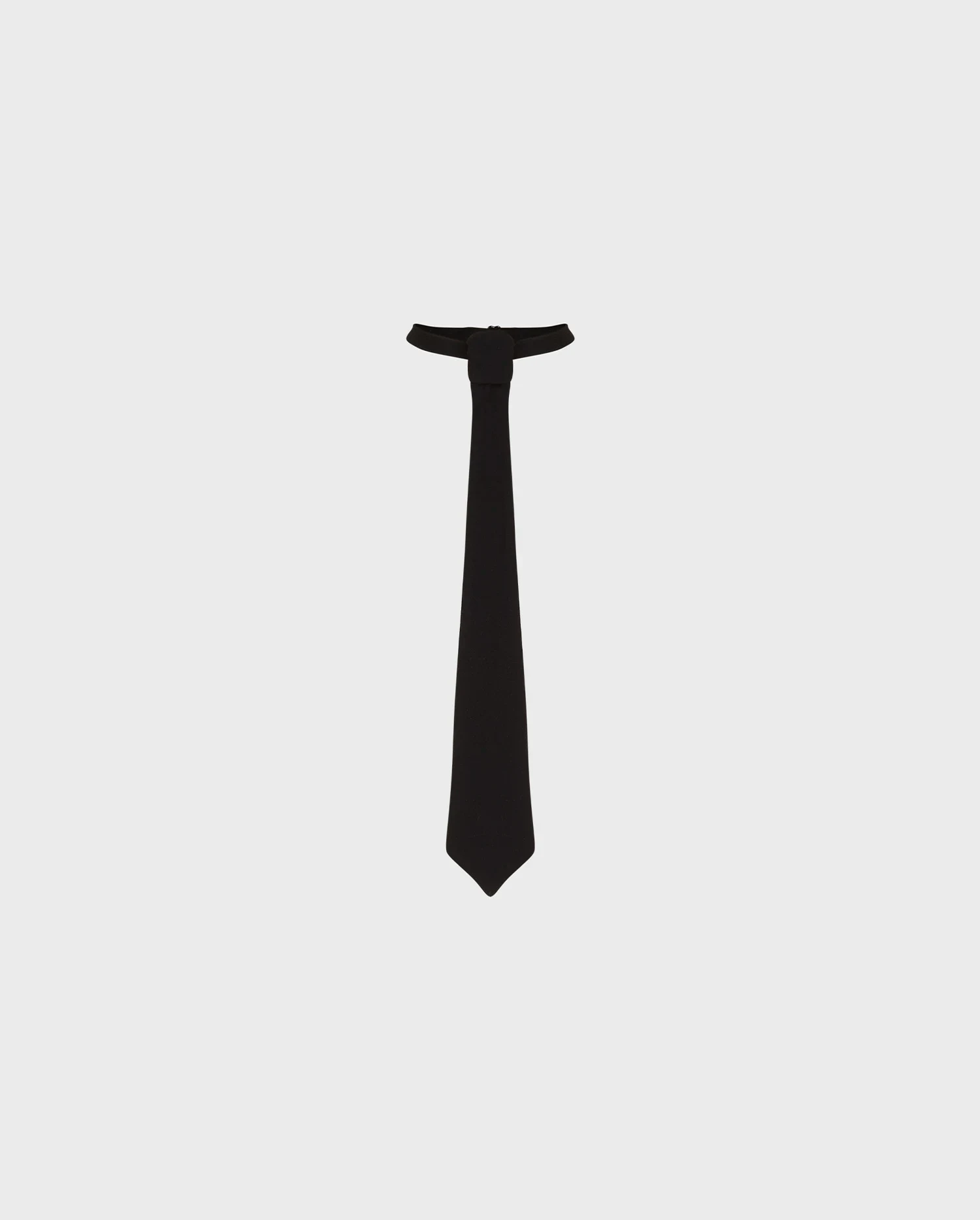 Discover the Alistair Adjustable Black Thin Crepe Tie from designer ANNE FONTAINE