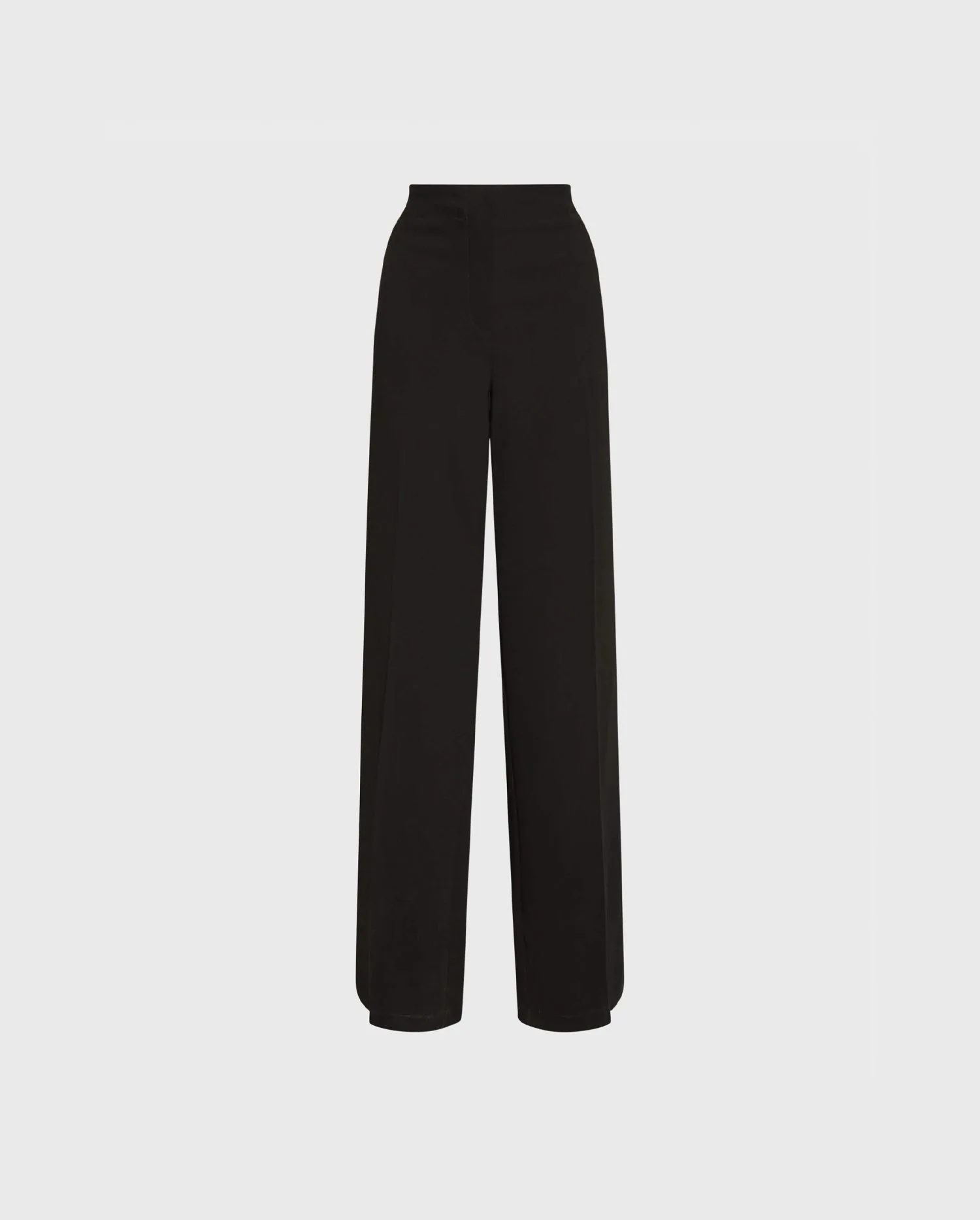 Discover the Argan Black Maxi Trousers In Fluid Crepe from designer ANNE FONTAINE