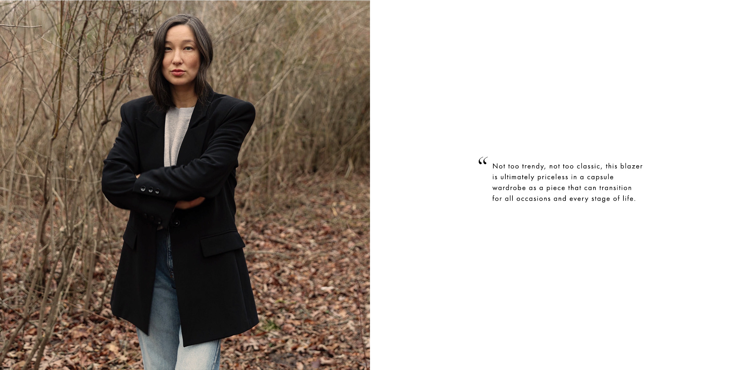 Discover the exclusive LARA black jacket designer ANNE FONTAINE