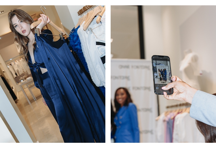 Designer Anne Fontaine hosted a VIP event at the South Coast Plaza Boutique in California.  Guests were treated with a champagne reception, an exclusive presentation featuring looks from the SS23 Collection and a meet and greet with the designer.