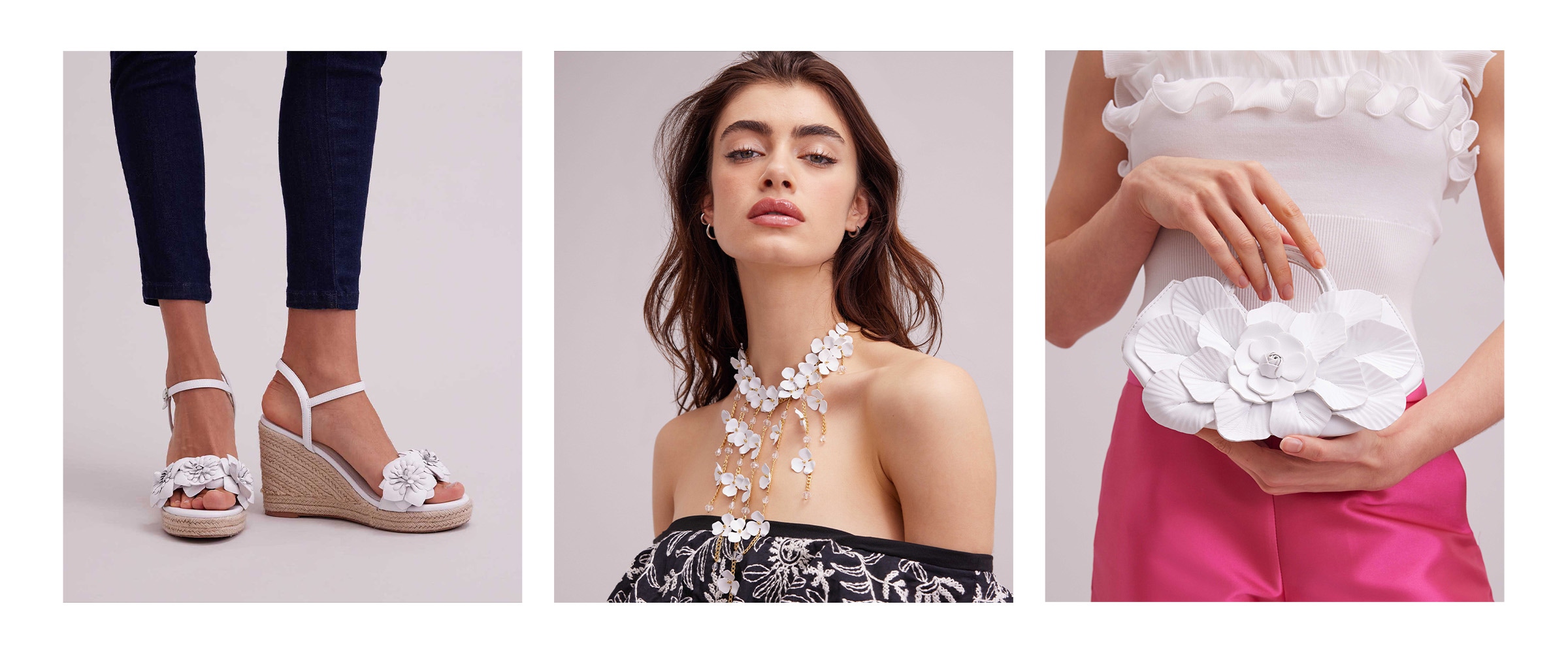 The signature accessories in our Anne Fontaine collection are designed to transform any look. Leather belts, collars and pared down handbags are your new trademarks for day-to-night fashion.