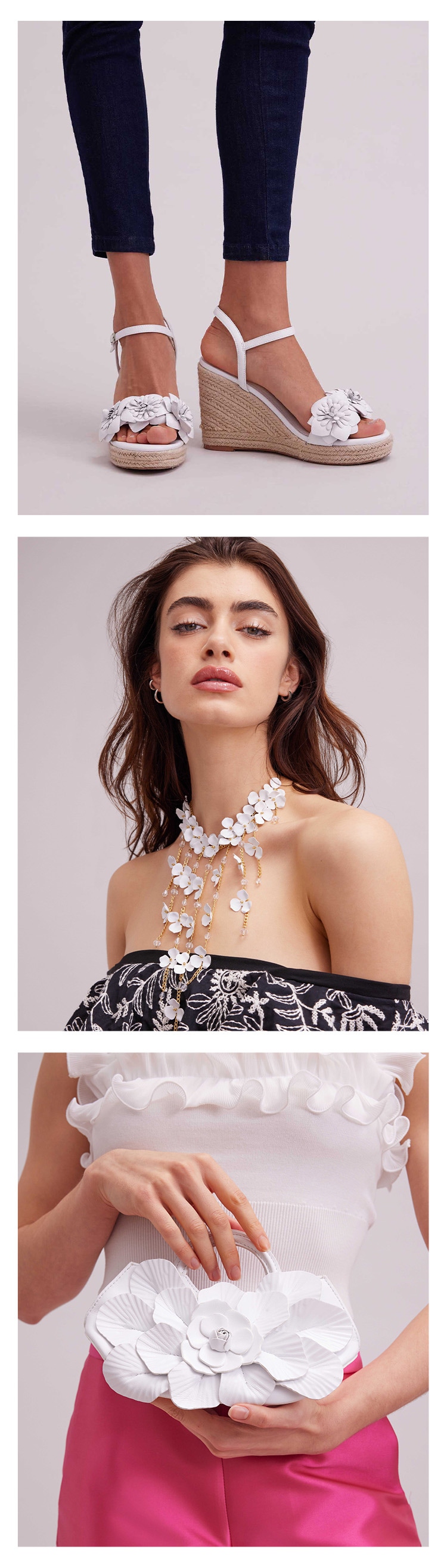 The signature accessories in our Anne Fontaine collection are designed to transform any look. Leather belts, collars and pared down handbags are your new trademarks for day-to-night fashion.
