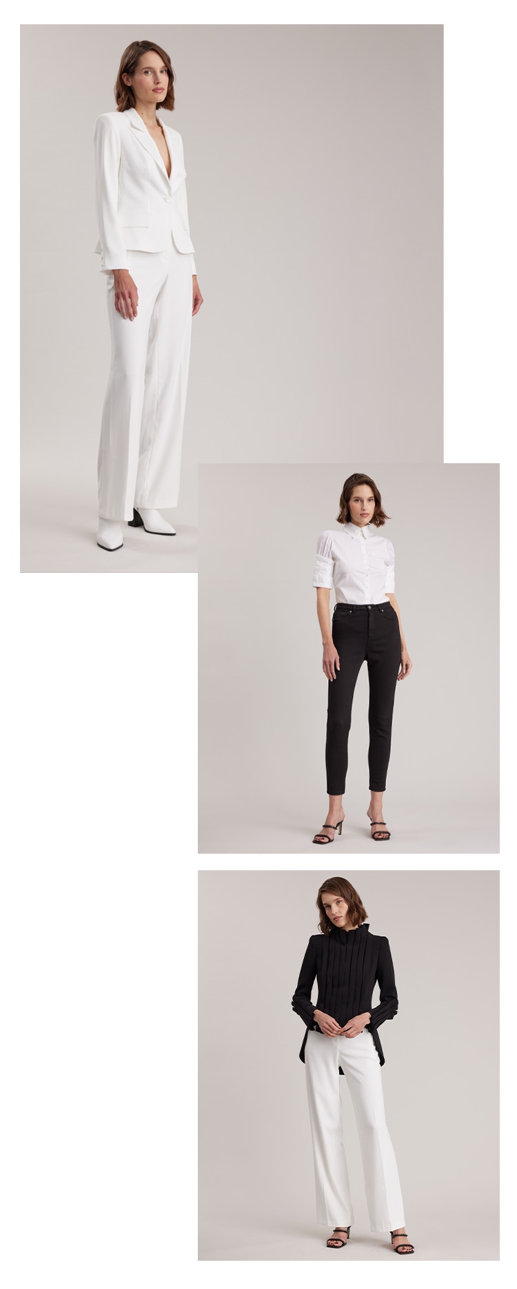 When you look at the spirit of a Parisian woman, you see one who is elegant and timeless, with a perfect balance of classic and modern. Anne Fontaine's collections embody this spirit through designs that are both feminine and powerful.