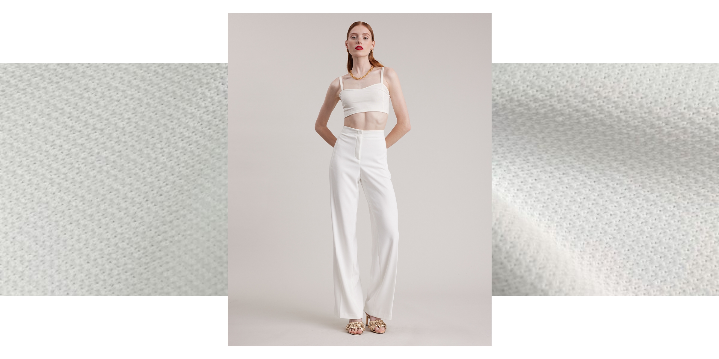 Discover the DELTA Cotton Bralette in Moon White