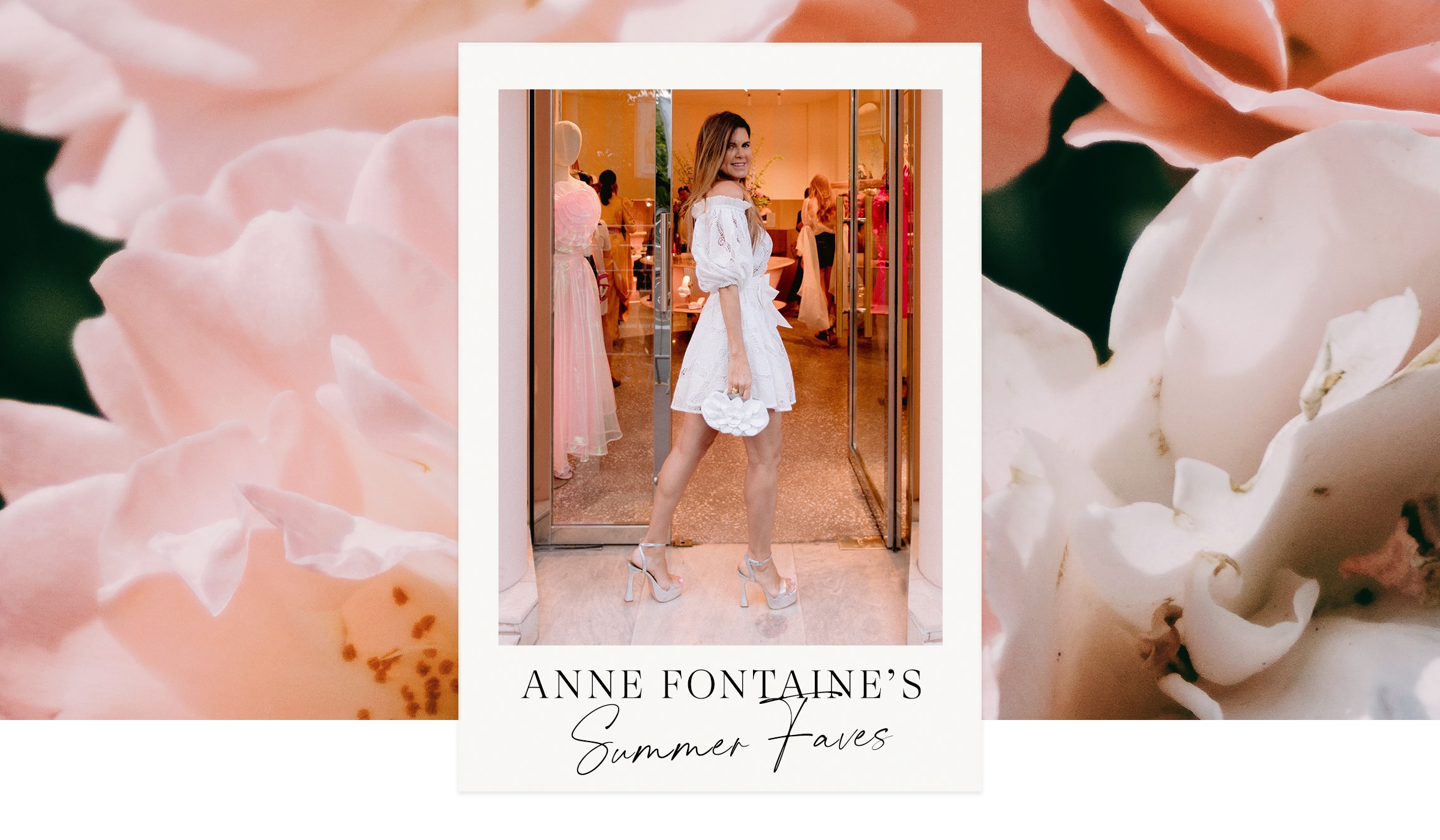 Explore some of Anne's favorite silhouettes from the season, including: signature dresses, tailored jackets, timeless accessories, must-have bottoms and ruffled tops in our signature house colors of black and white.