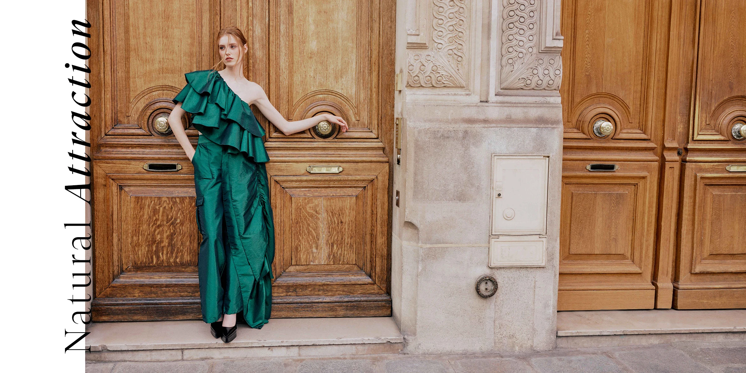 The new Pre-Fall 2023 Collection from Anne Fontaine features vibrant green colorways that illuminate the designer's affinity for the wild, untamed beauty of nature. Green represents an endless array of tonalities and hues, from lush forests to sun-soaked 