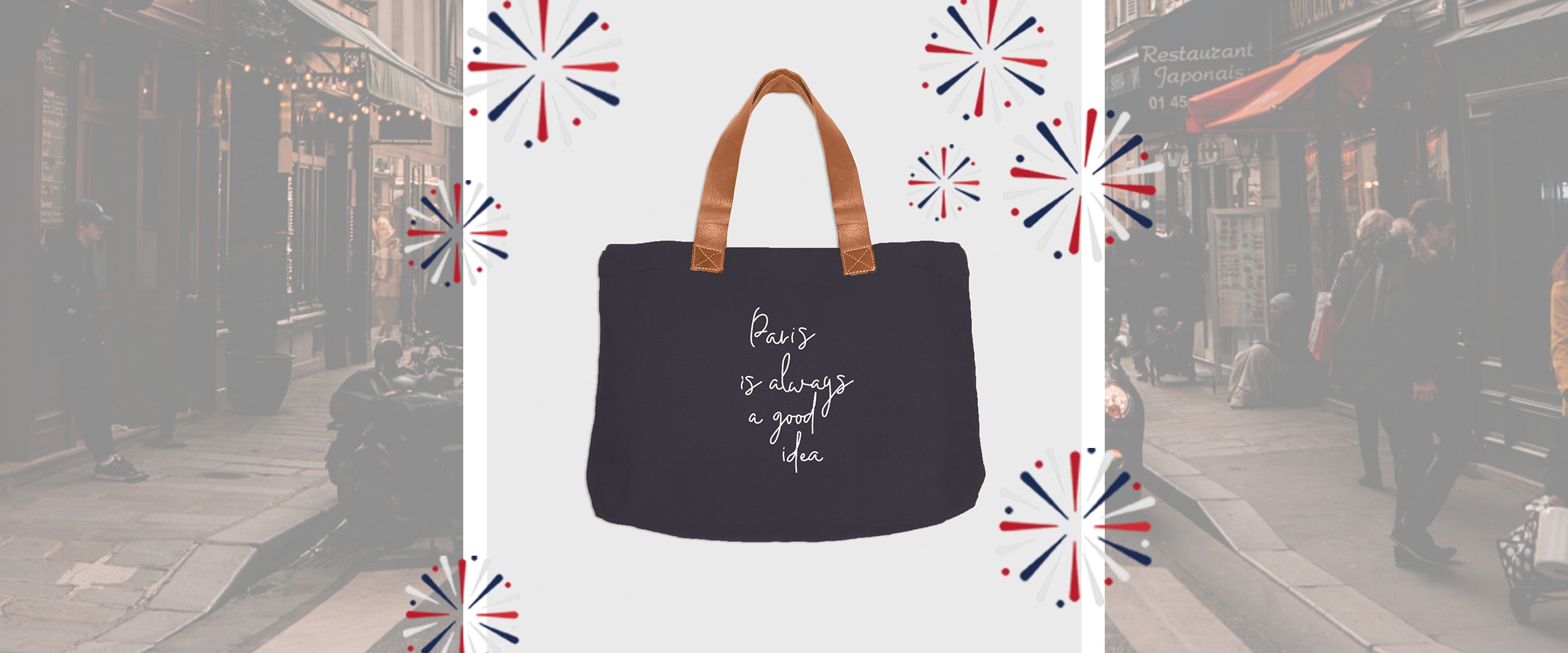 Discover the VIOLETTA Exclusive PARIS Tote Bag in Celebration of Bastille Day