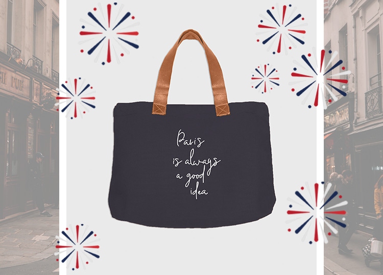 Discover the VIOLETTA Exclusive PARIS Tote Bag in Celebration of Bastille Day