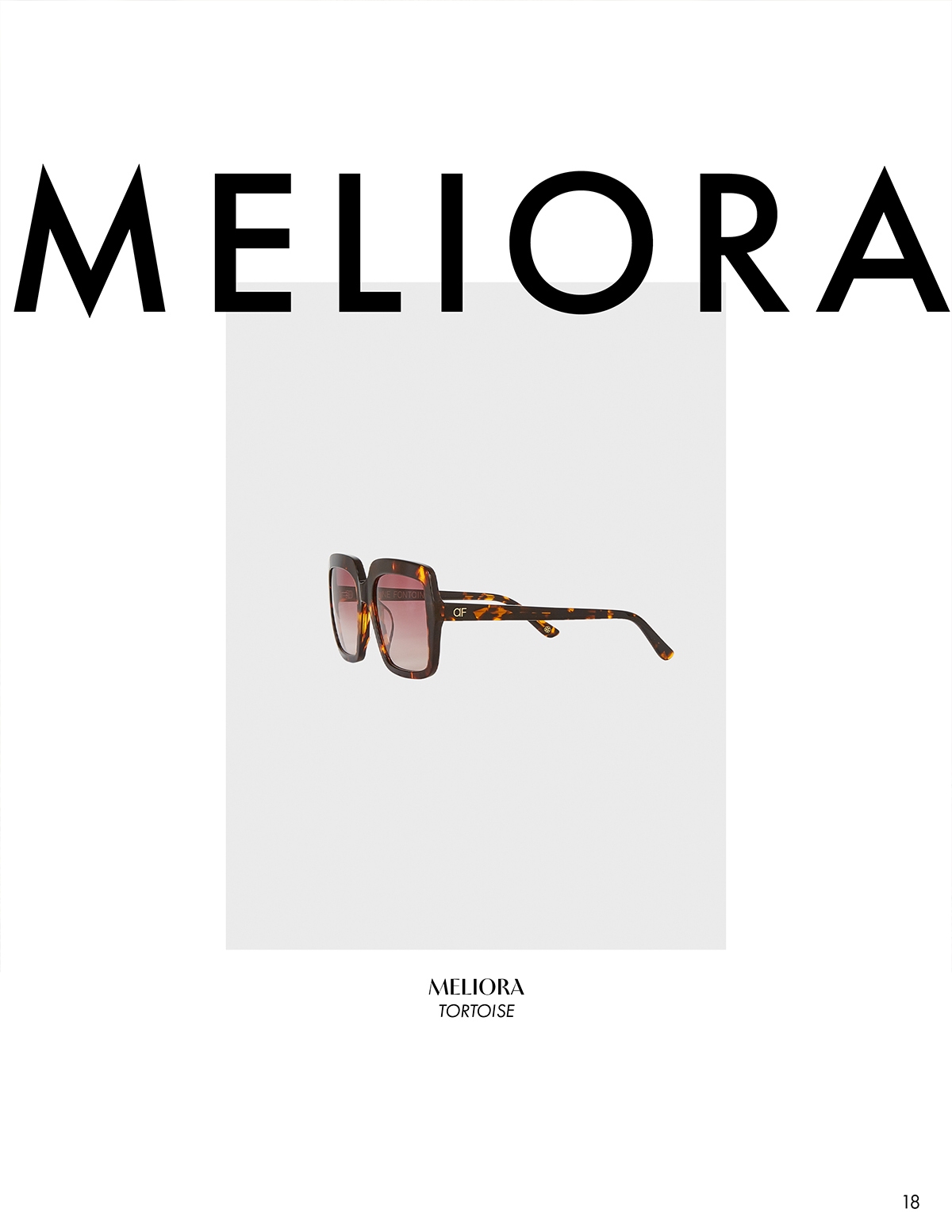 Discover the MELIORA Brown Tortoise Large Frame Shape Sunglasses from ANNE FONTAINE