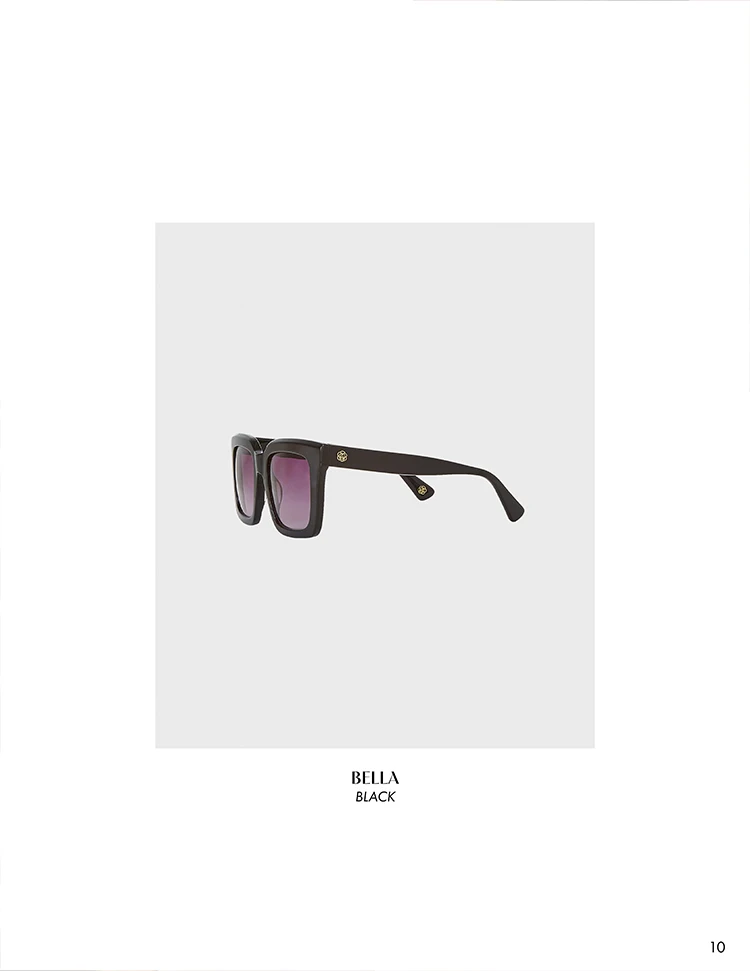 Discover the BELLA Black Square Frame Sunglasses from ANNE FONTAINE