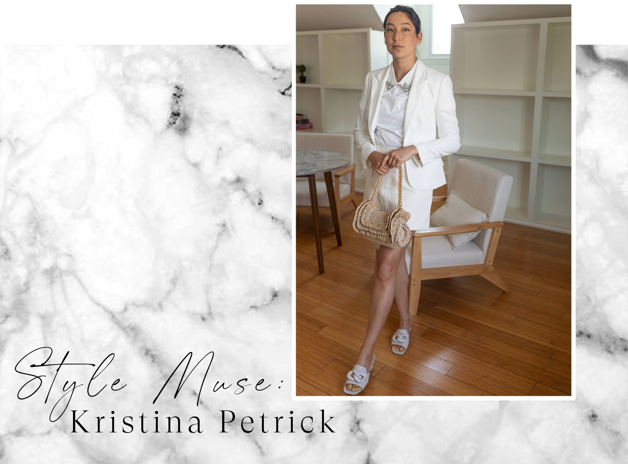 Anne Fontaine style ambassador - Kristina Petrick of Day In My Dreams showcases style featuring an arresting combination of elegance, creativity and modernity.  ‌  Explore Kristina's curated style edit featuring her favorites looks to usher you through th