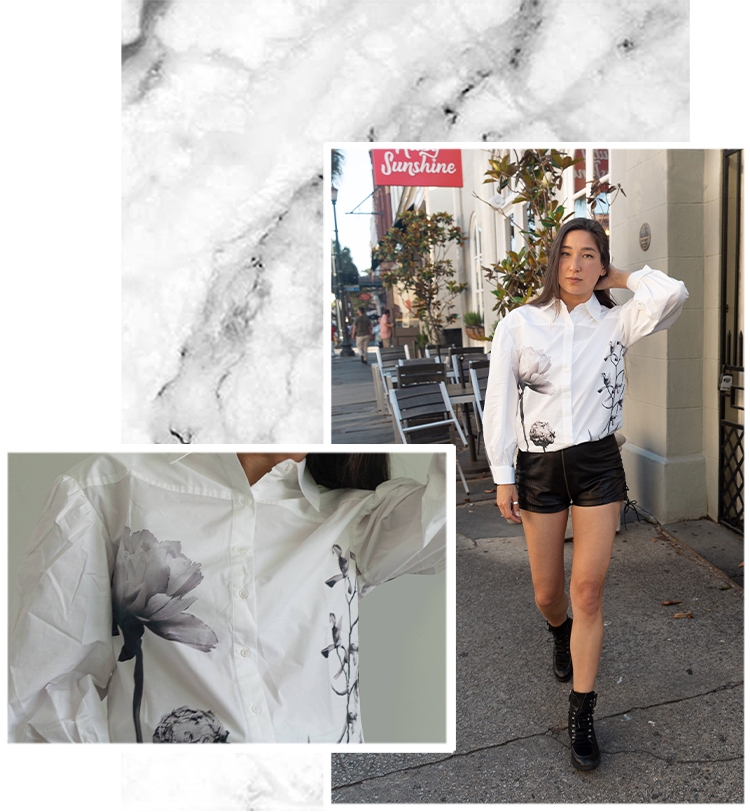 Anne Fontaine style ambassador - Kristina Petrick of Day In My Dreams showcases style featuring an arresting combination of elegance, creativity and modernity.  ‌  Explore Kristina's curated style edit featuring her favorites looks to usher you through th